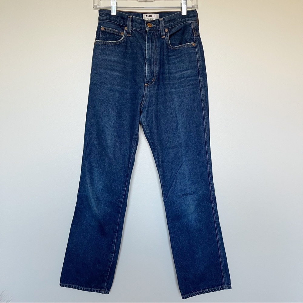 Agolde Pinch Waist Kick Crop Jeans